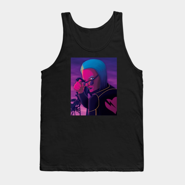 Flirt Tank Top by patrickkingart